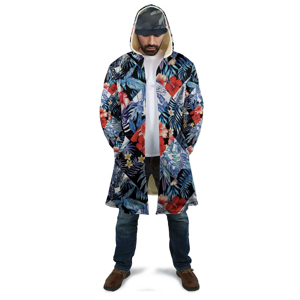 Hawaii Tropicana Blue Pattern Cloak - Polynesian Pride