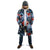 Hawaii Tropicana Blue Pattern Cloak - Polynesian Pride