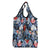 Hawaii Tropicana Blue Pattern Grocery Bag - Polynesian Pride