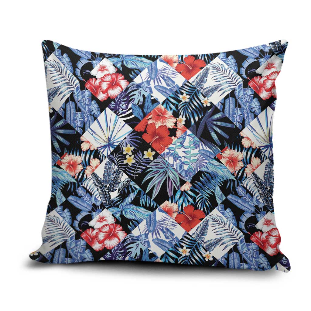 Hawaii Tropicana Blue Pattern Pillow Cover LT01 Blue - Polynesian Pride