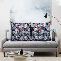 Hawaii Tropicana Blue Pattern Pillow Cover LT01 - Polynesian Pride