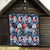 Hawaii Tropicana Blue Pattern Quilt - Polynesian Pride