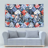 Hawaii Tropicana Blue Pattern Tapestry LT01 - Polynesian Pride