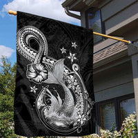 Hawaii Mermaid Monotone Garden Flag Polynesian Pattern Fish Hook LT01 - Polynesian Pride