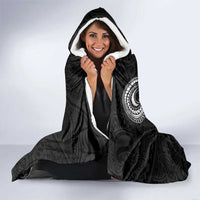 Hawaii Mermaid Monotone Hooded Blanket Polynesian Pattern Fish Hook LT01 - Polynesian Pride
