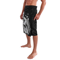 Hawaii Mermaid Monotone Lavalava Polynesian Pattern Fish Hook LT01 - Polynesian Pride