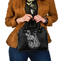 Hawaii Mermaid Monotone Shoulder Handbag Polynesian Pattern Fish Hook LT01 - Polynesian Pride