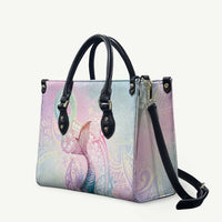 Hawaii Mermaid Sweet Pastel Leather Bag Polynesian Pattern Fish Hook