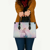 Hawaii Mermaid Sweet Pastel Leather Bag Polynesian Pattern Fish Hook