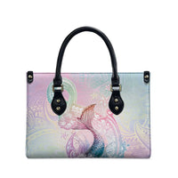 Hawaii Mermaid Sweet Pastel Leather Bag Polynesian Pattern Fish Hook