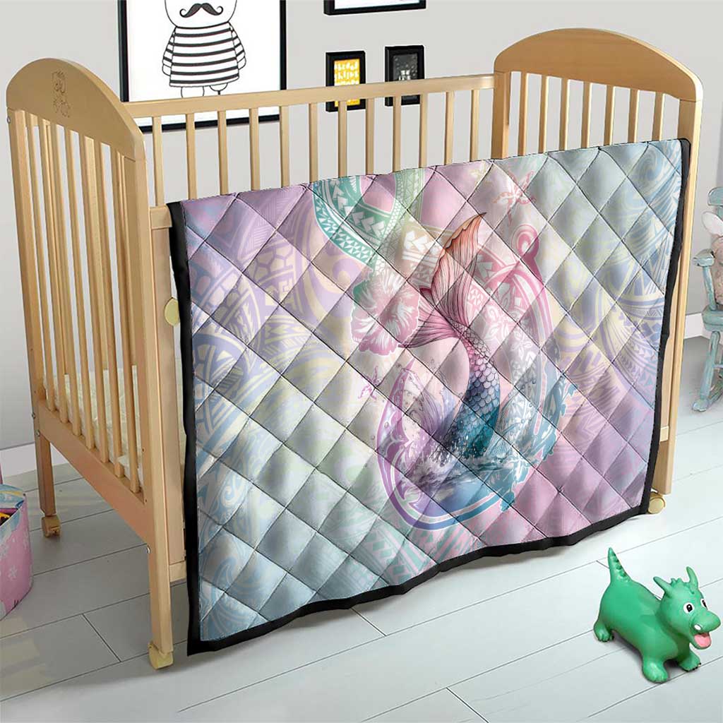 Hawaii Mermaid Sweet Pastel Quilt Polynesian Pattern Fish Hook LT01 - Polynesian Pride