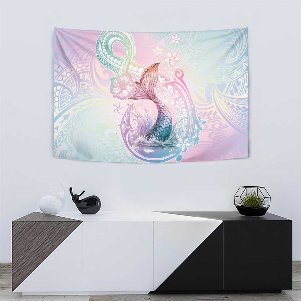 Hawaii Mermaid Sweet Pastel Tapestry Polynesian Pattern Fish Hook LT01 - Polynesian Pride