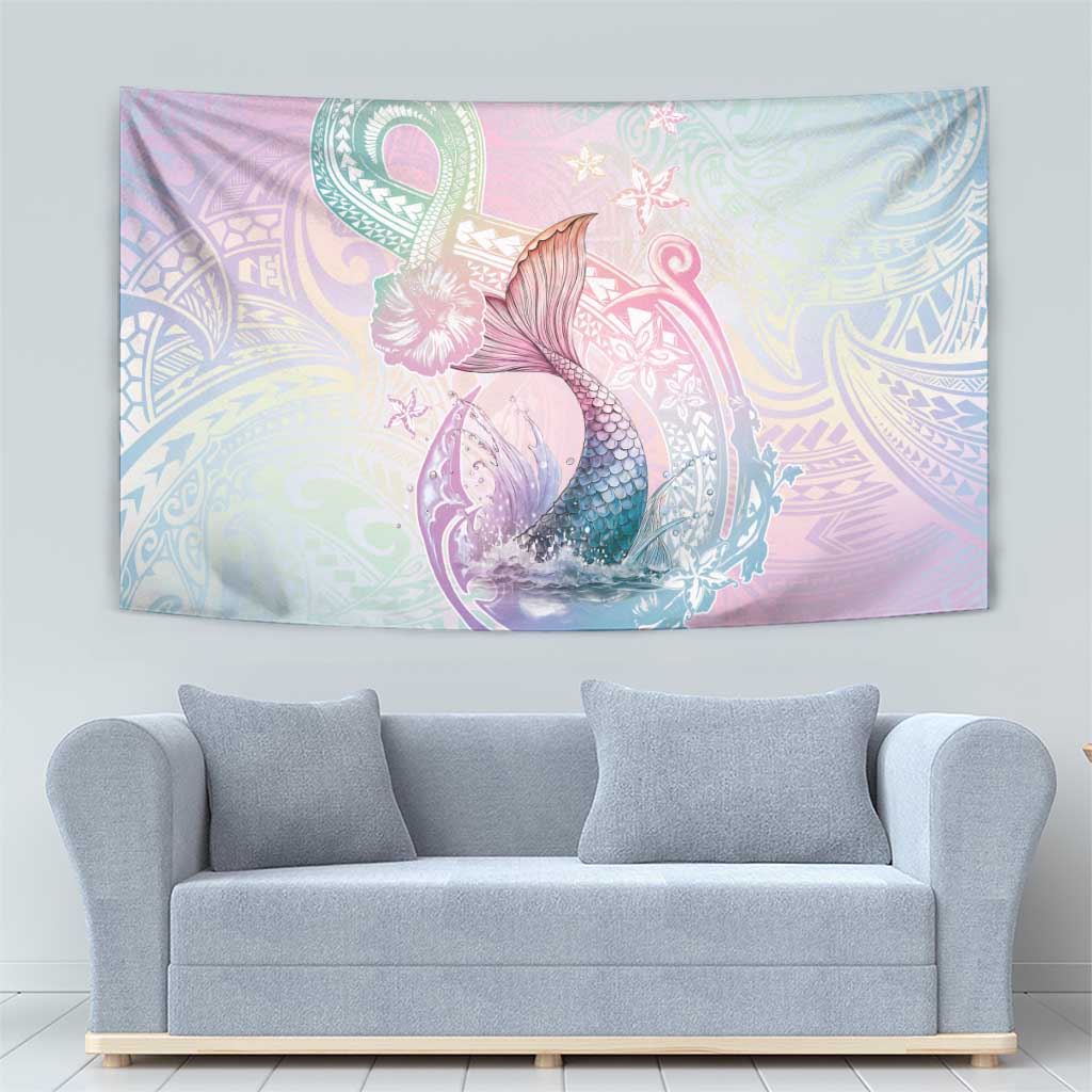 Hawaii Mermaid Sweet Pastel Tapestry Polynesian Pattern Fish Hook LT01 - Polynesian Pride