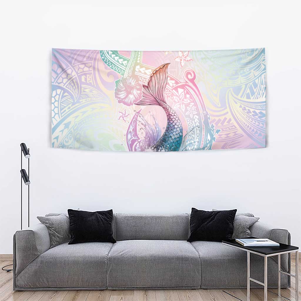 Hawaii Mermaid Sweet Pastel Tapestry Polynesian Pattern Fish Hook LT01 - Polynesian Pride