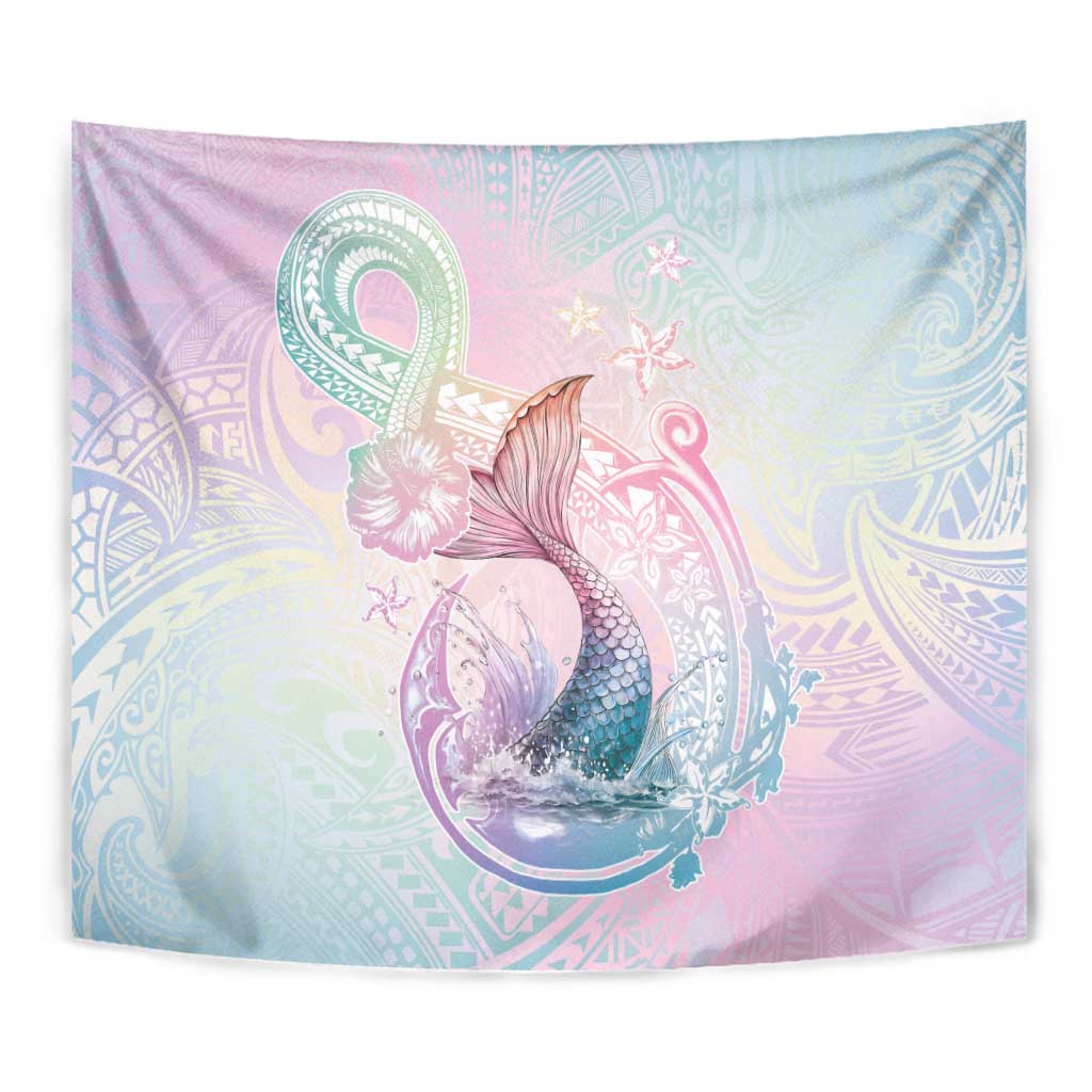 Hawaii Mermaid Sweet Pastel Tapestry Polynesian Pattern Fish Hook LT01 - Polynesian Pride
