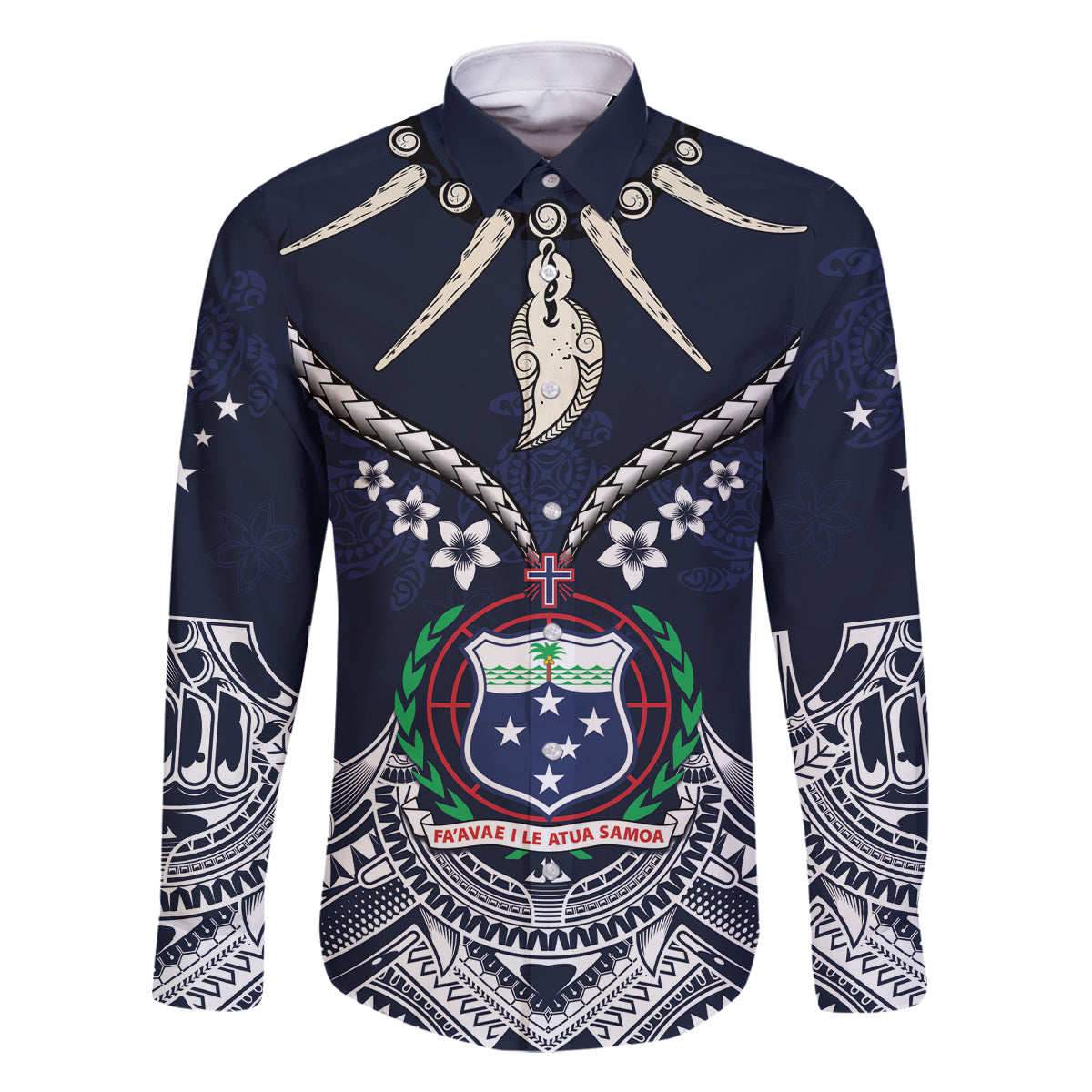 Samoa Independence Day Family Matching Mermaid Dress and Hawaiian Shirt Ula Nifo Mix Turtle