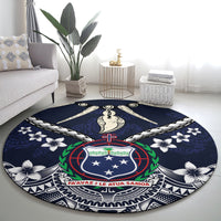 Samoa Independence Day Round Carpet Ula Nifo Mix Turtle