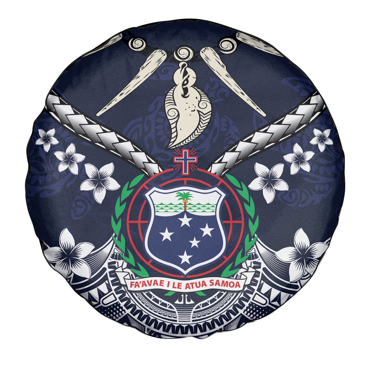 Samoa Independence Day Spare Tire Cover Ula Nifo Mix Turtle