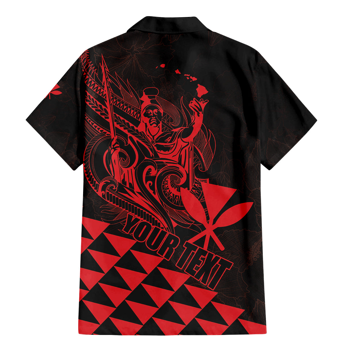 Personalized King Kamehameha Day Family Matching Mermaid Dress and Hawaiian Shirt Kakau Polynesian Pattern