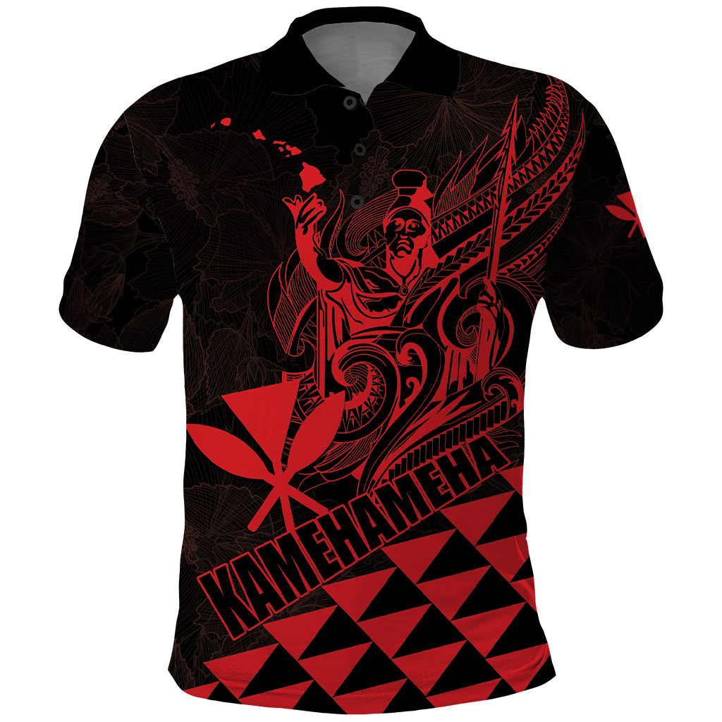 Personalized King Kamehameha Day Polo Shirt Kakau Polynesian Pattern