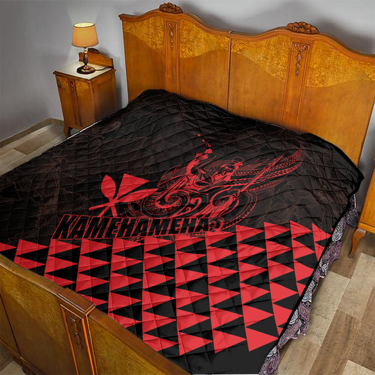 King Kamehameha Day Quilt Kakau Polynesian Pattern LT01 - Polynesian Pride