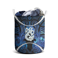 Maori Matariki Manaia Laundry Basket Maori Kowhaiwhai Pattern Galaxy