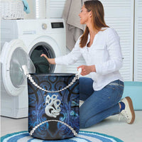 Maori Matariki Manaia Laundry Basket Maori Kowhaiwhai Pattern Galaxy