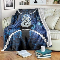 Maori Matariki Manaia Blanket Maori Kowhaiwhai Pattern Galaxy