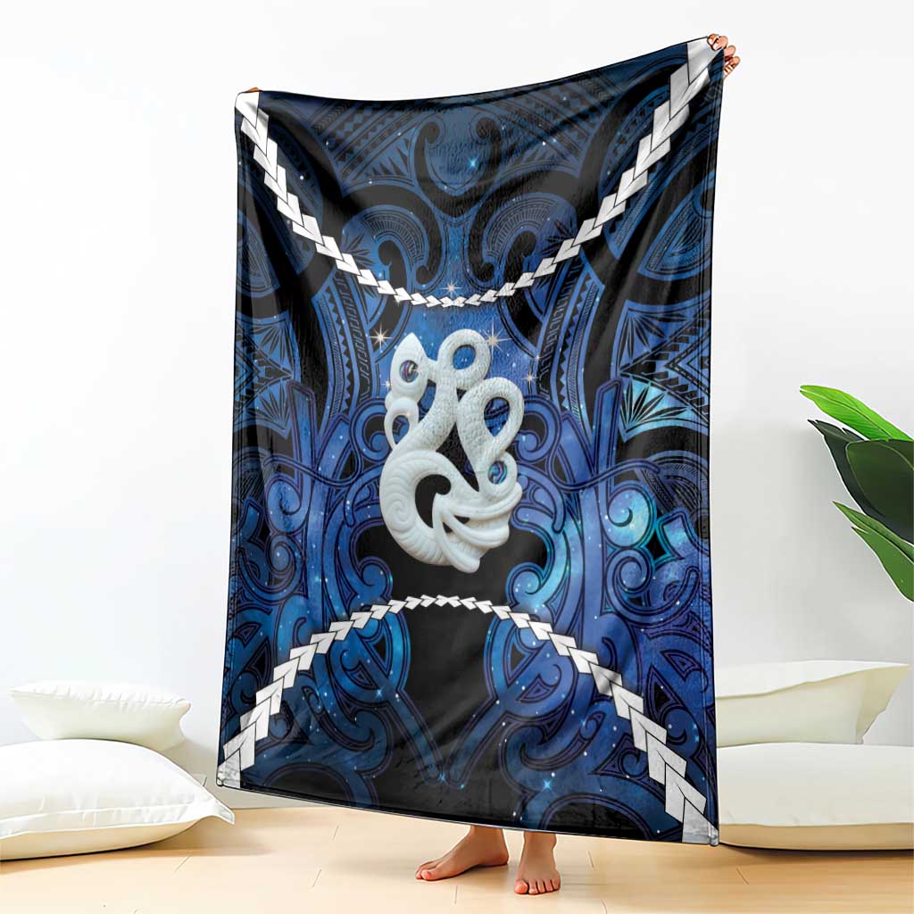 Maori Matariki Manaia Blanket Maori Kowhaiwhai Pattern Galaxy
