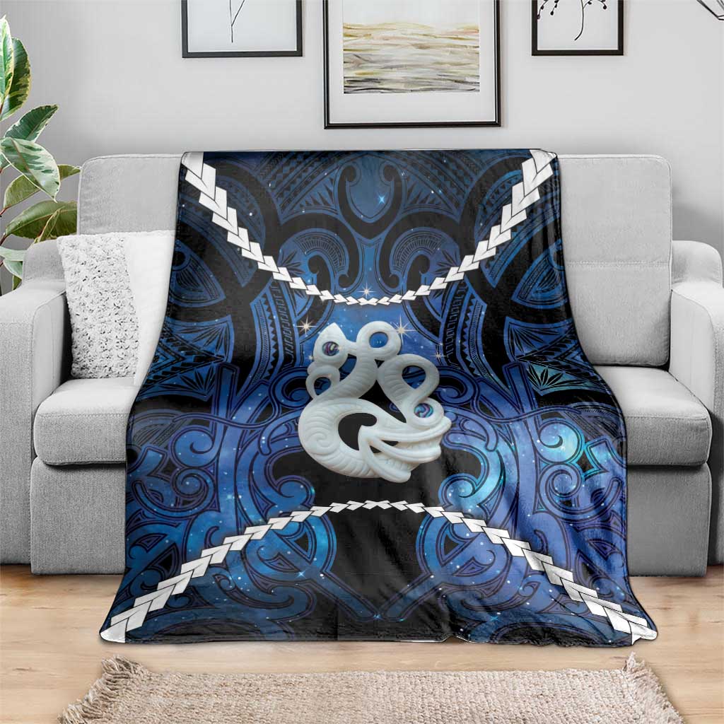 Maori Matariki Manaia Blanket Maori Kowhaiwhai Pattern Galaxy