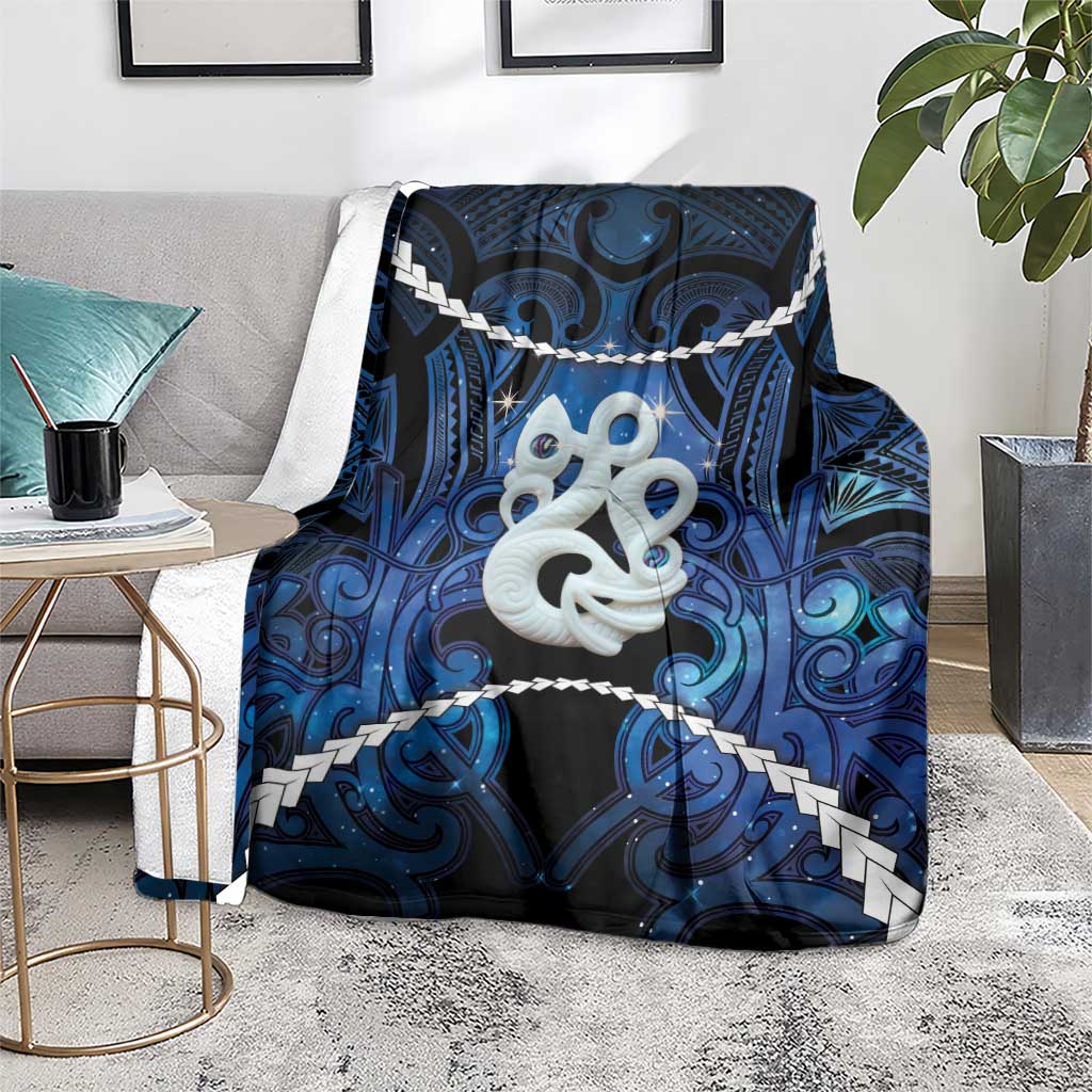 Maori Matariki Manaia Blanket Maori Kowhaiwhai Pattern Galaxy
