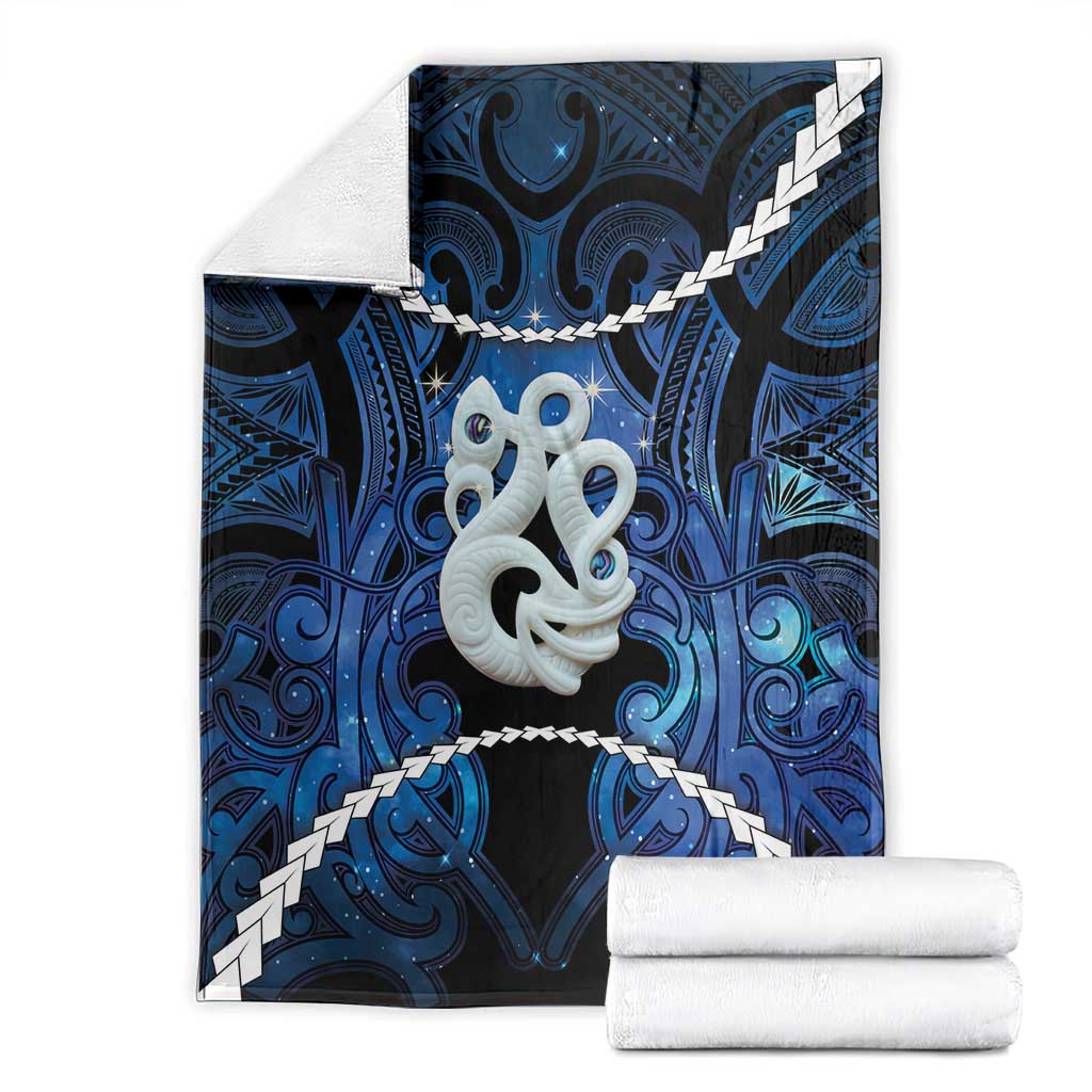 Maori Matariki Manaia Blanket Maori Kowhaiwhai Pattern Galaxy