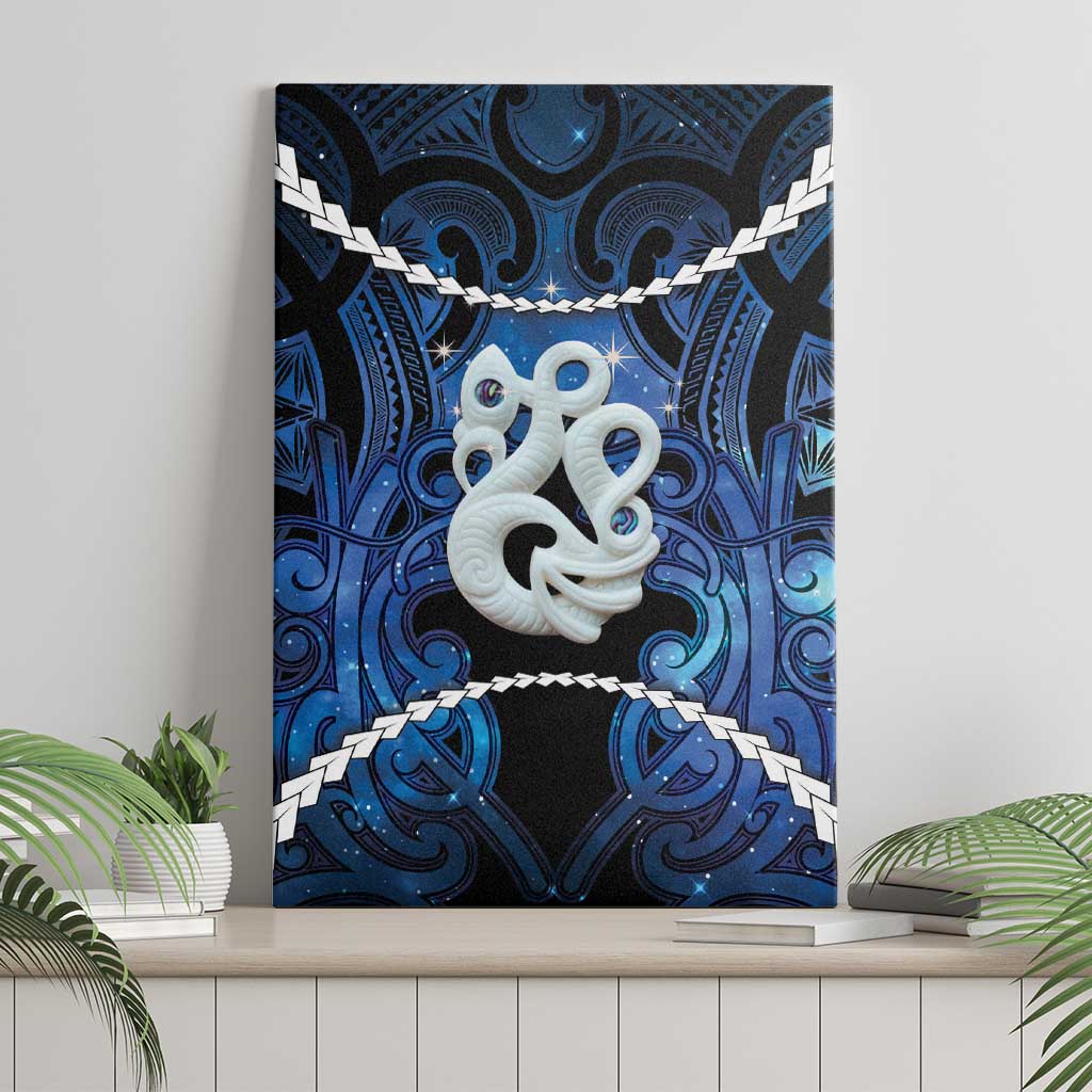 Maori Matariki Manaia Canvas Wall Art Maori Kowhaiwhai Pattern Galaxy