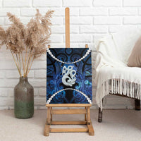Maori Matariki Manaia Canvas Wall Art Maori Kowhaiwhai Pattern Galaxy