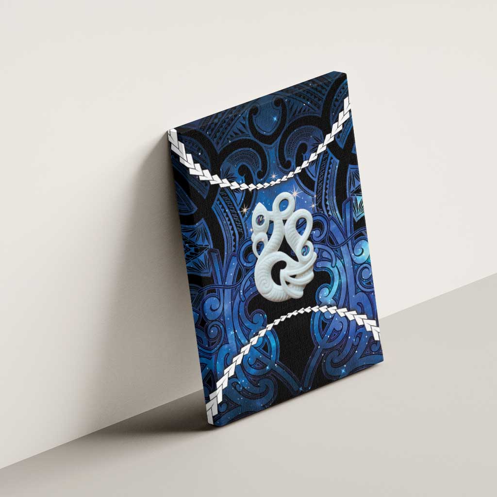 Maori Matariki Manaia Canvas Wall Art Maori Kowhaiwhai Pattern Galaxy