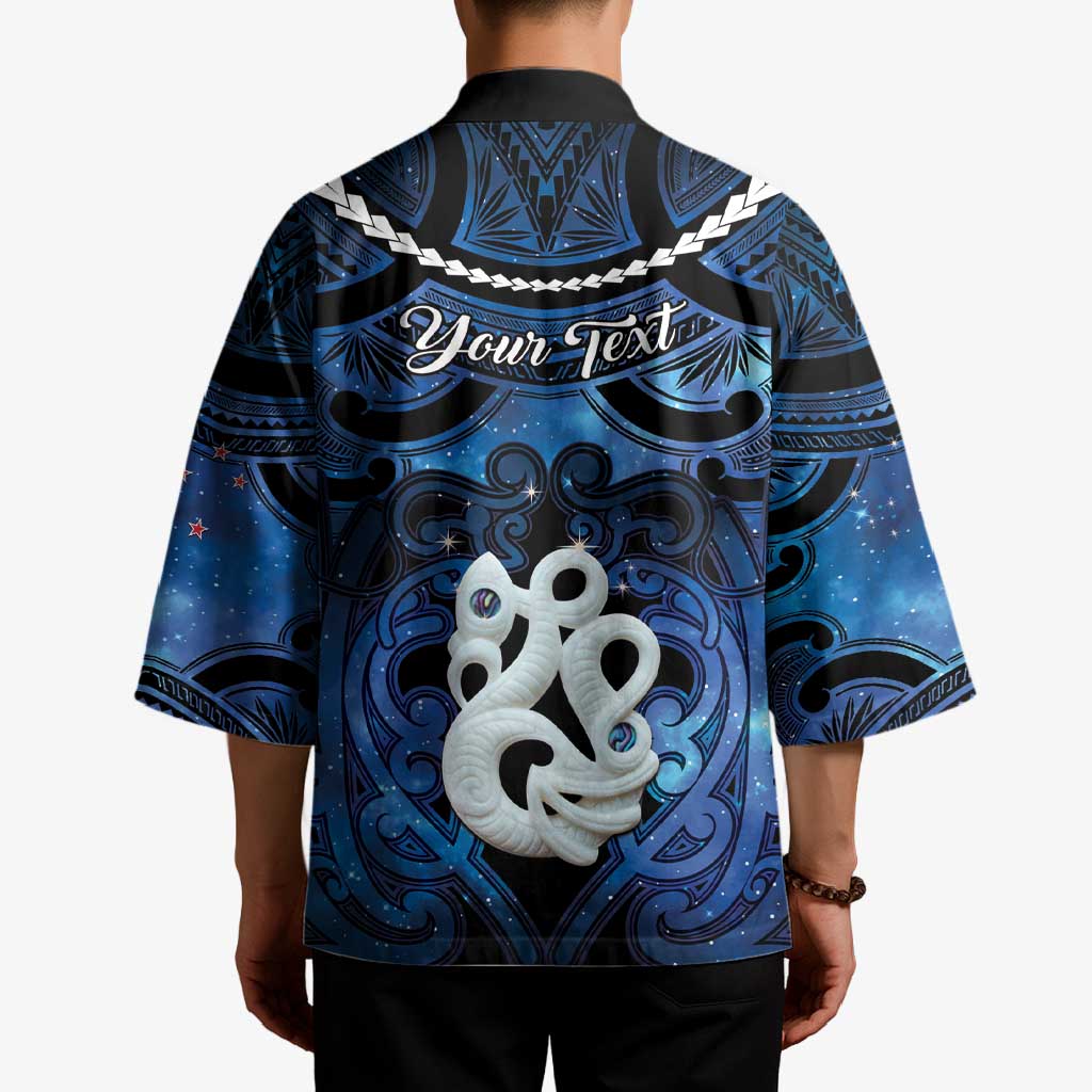 Personalized Maori Matariki Manaia Kimono Maori Kowhaiwhai Pattern Galaxy