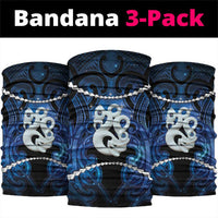 Maori Matariki Manaia Neck Gaiter Maori Kowhaiwhai Pattern Galaxy