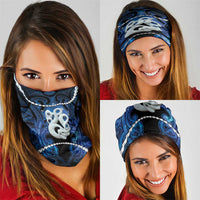 Maori Matariki Manaia Neck Gaiter Maori Kowhaiwhai Pattern Galaxy