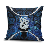 Maori Matariki Manaia Pillow Cover Maori Kowhaiwhai Pattern Galaxy
