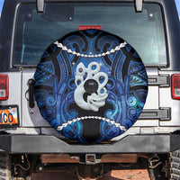Maori Matariki Manaia Spare Tire Cover Maori Kowhaiwhai Pattern Galaxy LT01 Blue - Polynesian Pride
