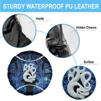 Maori Matariki Manaia Spare Tire Cover Maori Kowhaiwhai Pattern Galaxy LT01 - Polynesian Pride