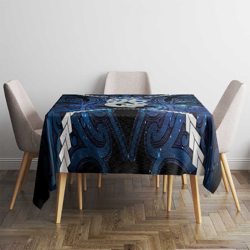 Maori Matariki Manaia Tablecloth Maori Kowhaiwhai Pattern Galaxy