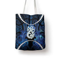 Maori Matariki Manaia Tote Bag Maori Kowhaiwhai Pattern Galaxy