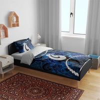 Maori Matariki Hei Matau Bedding Set Maori Kowhaiwhai Pattern Galaxy