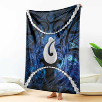 Maori Matariki Hei Matau Blanket Maori Kowhaiwhai Pattern Galaxy LT01 - Polynesian Pride