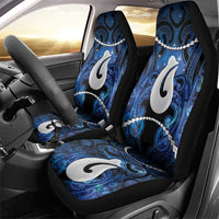 Maori Matariki Hei Matau Car Seat Cover Maori Kowhaiwhai Pattern Galaxy LT01 - Polynesian Pride