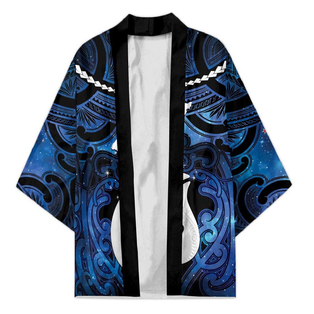 Personalized Maori Matariki Hei Matau Kimono Maori Kowhaiwhai Pattern Galaxy