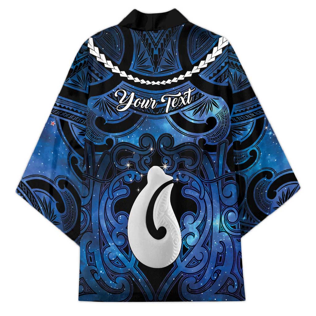 Personalized Maori Matariki Hei Matau Kimono Maori Kowhaiwhai Pattern Galaxy