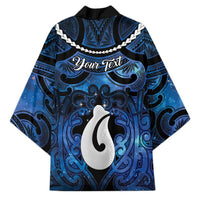 Personalized Maori Matariki Hei Matau Kimono Maori Kowhaiwhai Pattern Galaxy