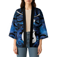 Personalized Maori Matariki Hei Matau Kimono Maori Kowhaiwhai Pattern Galaxy